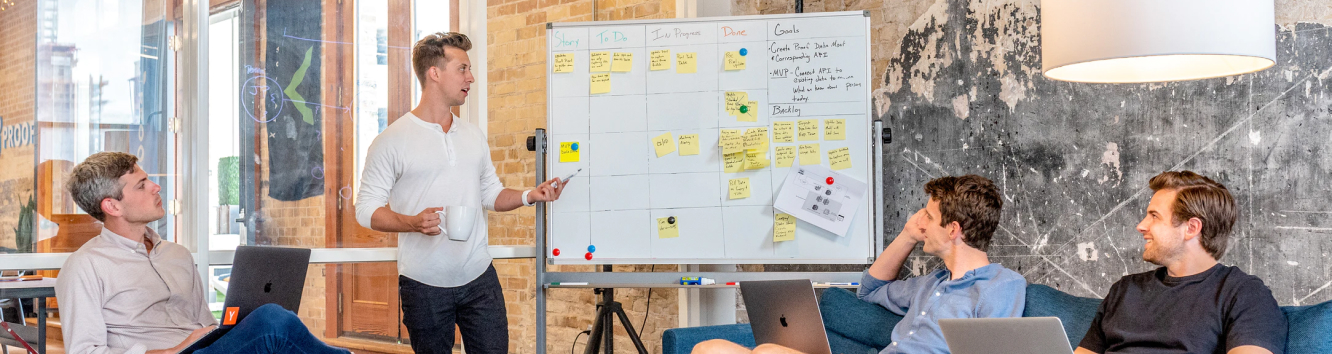 Team planning a project